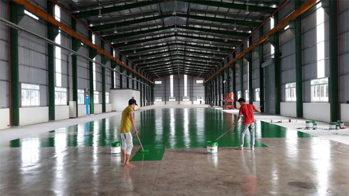 Quy trình thi công sơn Epoxy chuẩn kỹ thuật: Hướng dẫn từ A-Z